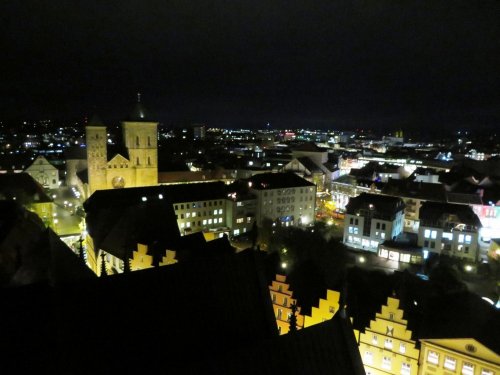 Blick vom Turm der Marienkirche am Rathaus