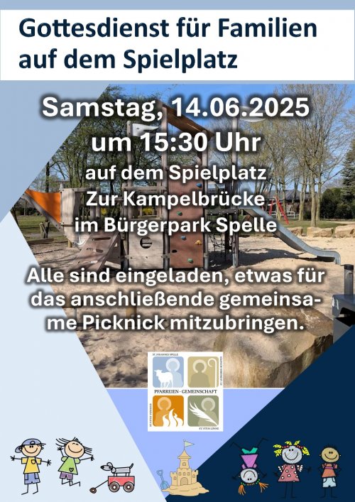 Gottesdienst auf dem Spielplatz