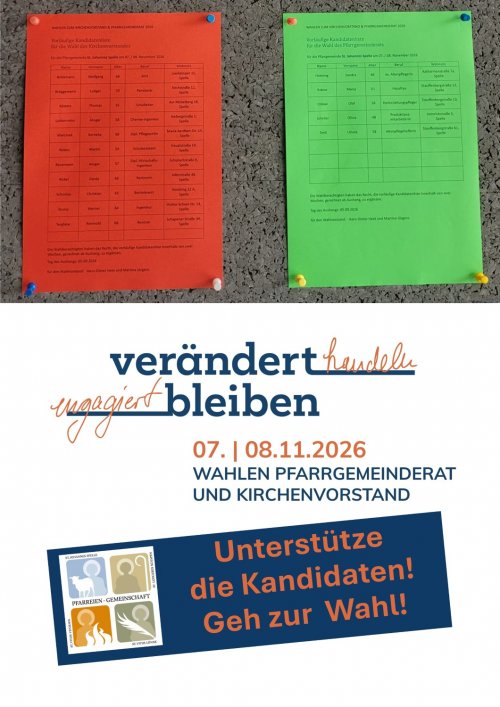Vorläufige Kandidatenlisten zur Gremienwahl