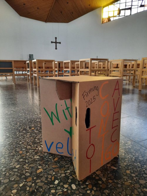 Sitzkarton Firmlinge 2025