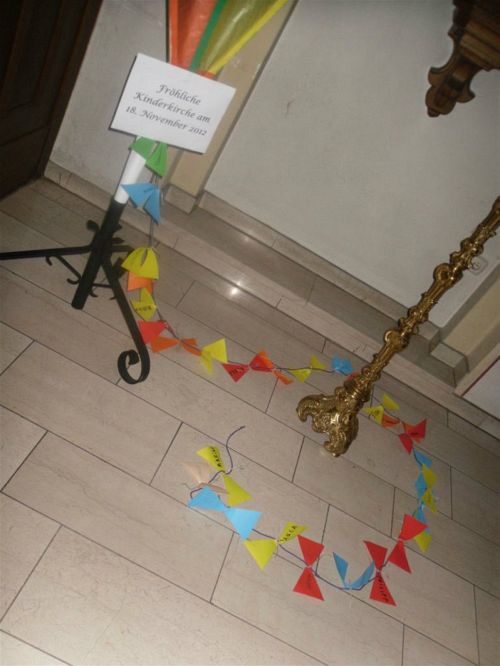 Montag, 19.11.2012: Fröhliche Kinderkirche